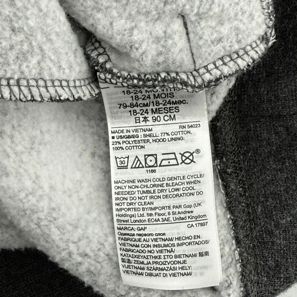 Star Wars Gap Hoodie Size 18-24 Months 
